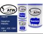 Preview: Jaguar, Sapphire Metallic, 806 / JGE 1806 / JHE: 500ml Lackdose + 500ml Klarlack + 250ml Härter - Set, von ATW Autoteile West.